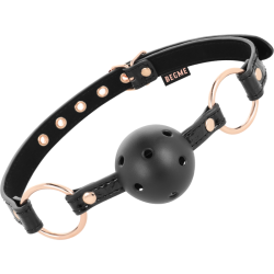 Begme - Black Edition Ball Gag Cuir Vegan